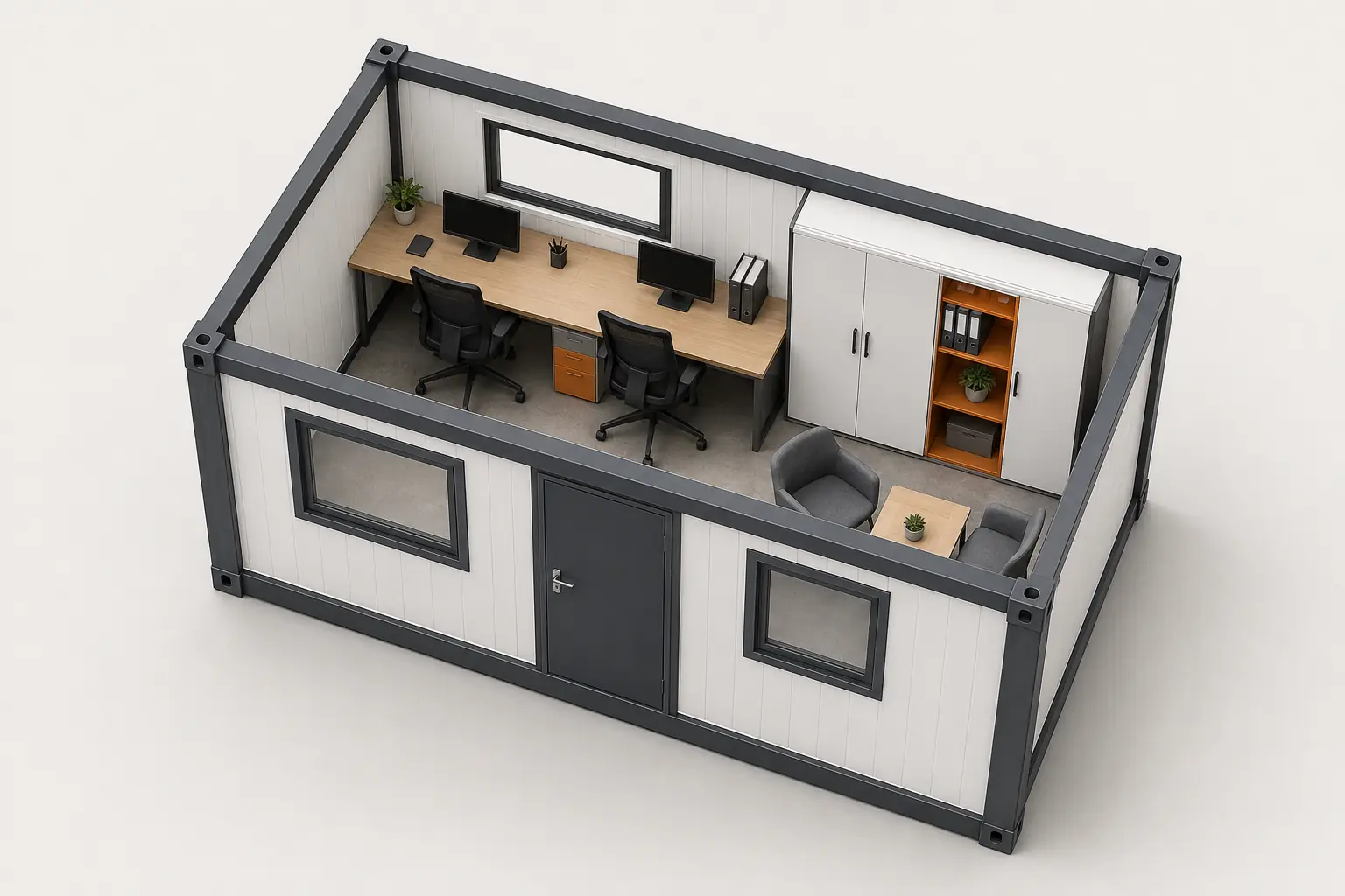 21 m² Ofis Konteyner Modeli