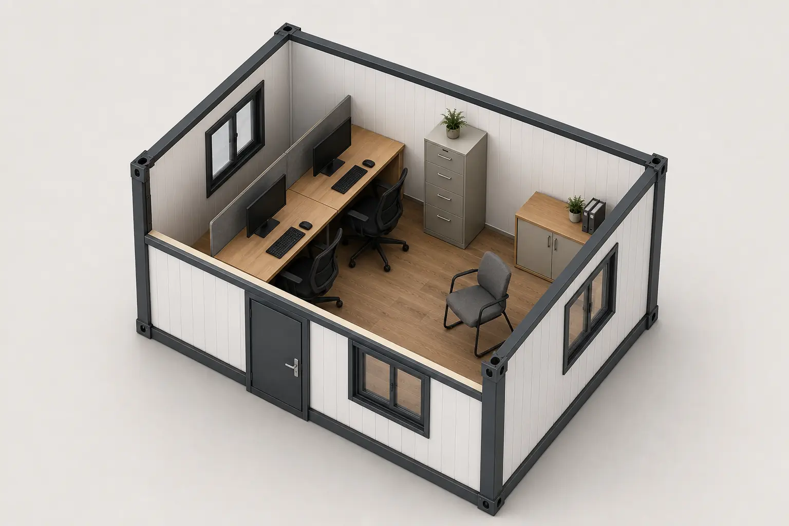8 m² Panel Kabin Modeli